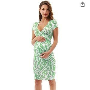 PattyBoutik V-Neck Maternity Dress
